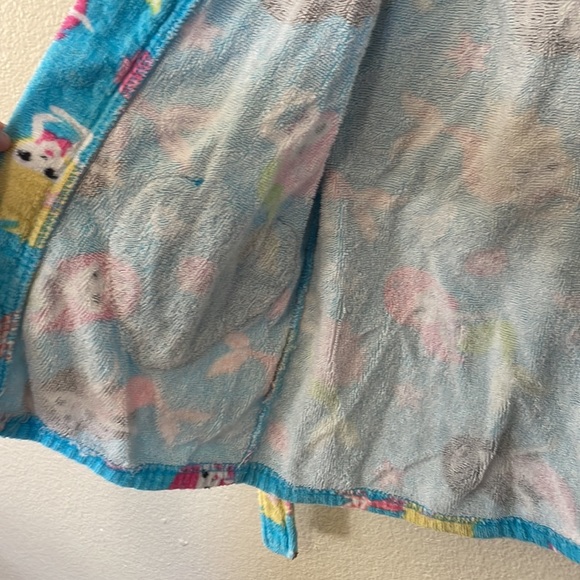 Toddler blue Mermaid hooded swim robe Size XS (3/4) - Picture 5 of 9